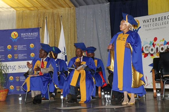 MAYOR MOLALA GRACES WATERBERG TVET COLLEGE GRADUATION CEREMONY