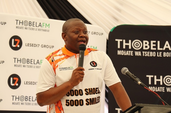 LEADING WITH COMPASSION - 5000 SHOES, 5000 SMILES INITIATIVE LAUNCHES IN GA-MPHAHLELE