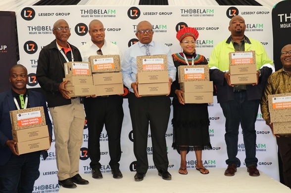 LEADING WITH COMPASSION - 5000 SHOES, 5000 SMILES INITIATIVE LAUNCHES IN GA-MPHAHLELE