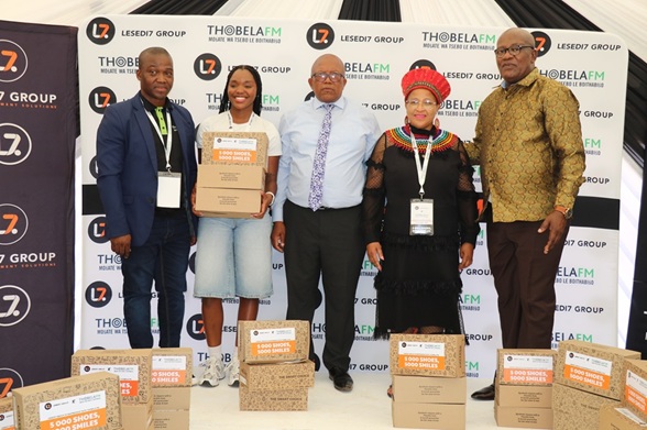 LEADING WITH COMPASSION - 5000 SHOES, 5000 SMILES INITIATIVE LAUNCHES IN GA-MPHAHLELE